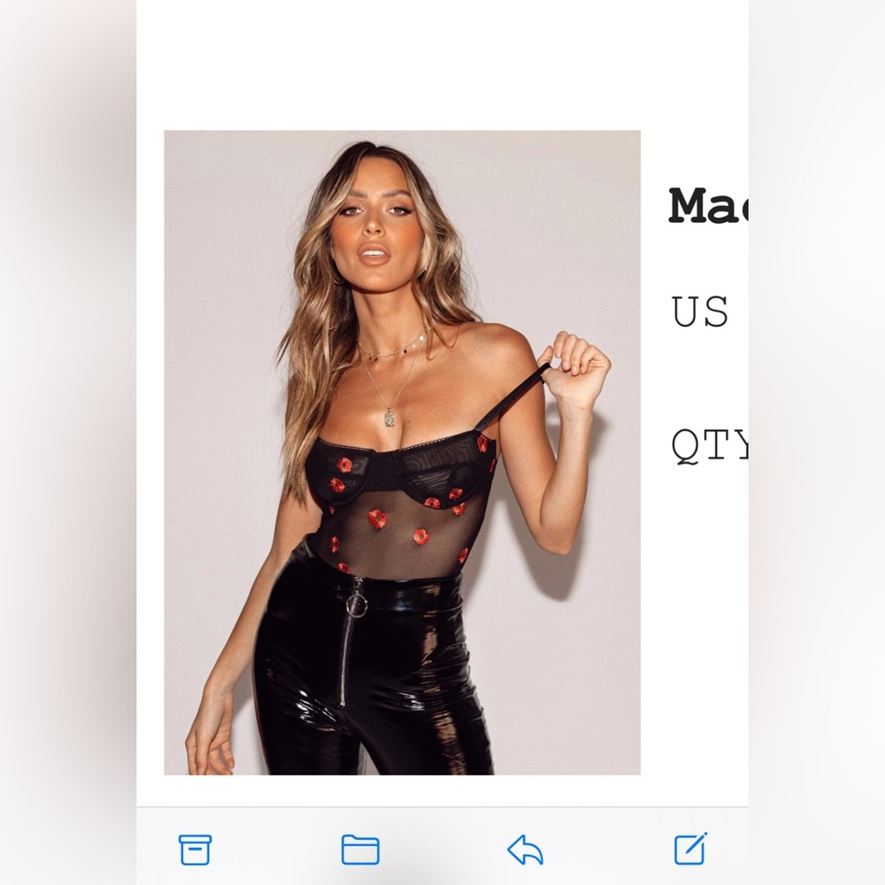 Princess polly mesh bodysuit